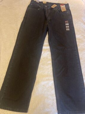 MEN Levi’s 565 Loose Straight Black Wash – Size 33x32 – NWT